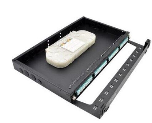 19" FTTH MPO MTPのパッチ盤LC 1U繊維カセット モジュールのラック マウント