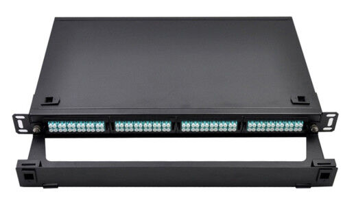 19" FTTH MPO MTPのパッチ盤LC 1U繊維カセット モジュールのラック マウント