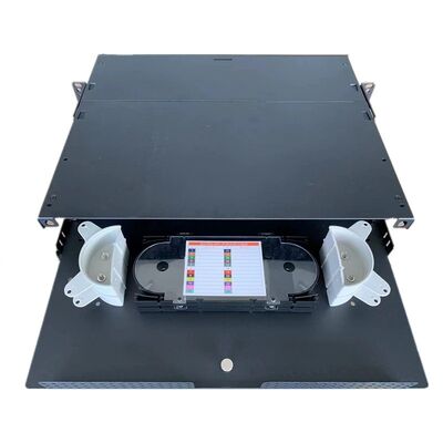 2U MPO MTPのパッチ盤APC SC複式アパート繊維のエンクロージャのラック マウント