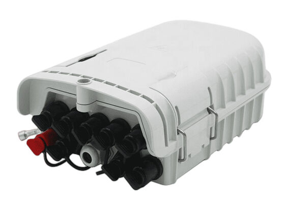 ABS PLC 8左舷繊維の終了箱の灰色の光学末端のエンクロージャIP65