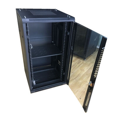 600mmの深いデータは立つネットワークのキャビネットSPCC 18Uサーバー キャビネットに床を張る