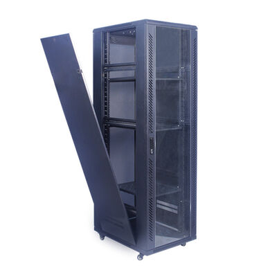 PDUサーバー棚のキャビネットの床の立場SPCC 42U 600*1000*2000MM