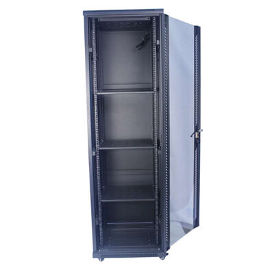 PDUサーバー棚のキャビネットの床の立場SPCC 42U 600*1000*2000MM