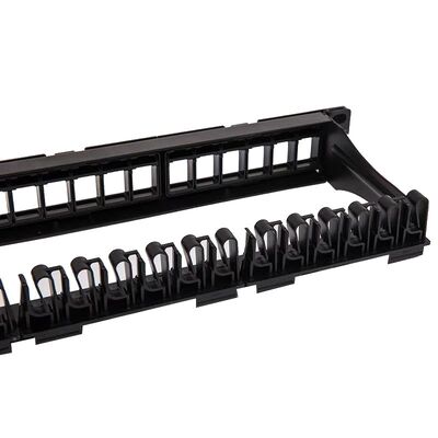CAT5 CAT6ネットワークのパッチ盤UTPのブランクはRJ45 24左舷パッチ盤の荷を下した