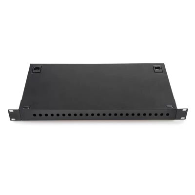 ラックマウント式のパッチ盤の金属FTTH Wallmountの終了箱24 LCの複式アパートのカプラー