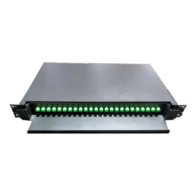 24C FC APC ファイバーカウント G652D / G657A1ファイバーのための光学パッチパネル