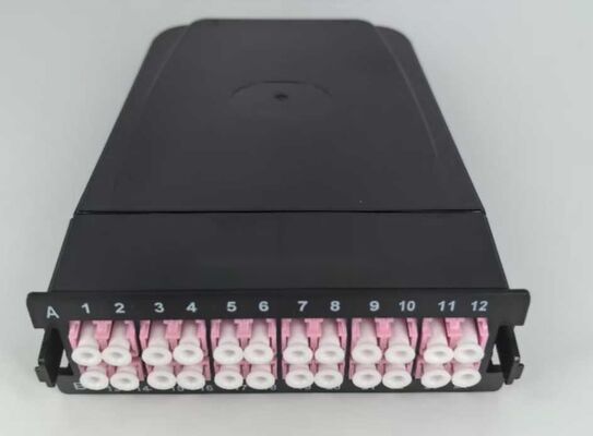 24コア MPO-LC MTP-LC SM OM3 OM4 OM5 ブレイクアウト カセット モジュール プラスチック