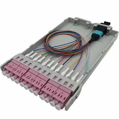 12コア MPO-LC MTP-LC SM OM3 OM4 OM5 ブレイクアウト カセット モジュール プラスチック
