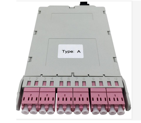 12コア MPO-LC MTP-LC SM OM3 OM4 OM5 ブレイクアウト カセット モジュール プラスチック