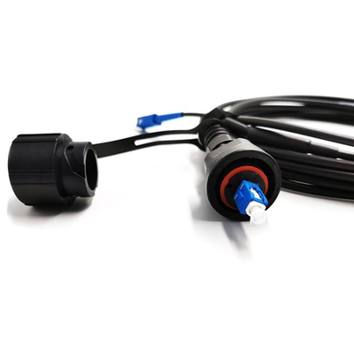 Ip68 FTTA ODVA SC から ODVA SC UPC APC 5.0mm 外装装甲式防水ファイバージャンパーパッチコード