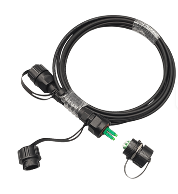 IP68 FTTA ODVA LC - ODVA LC UPC APC 5.0mm 屋外装甲防水光ファイバージャンパーパッチコード